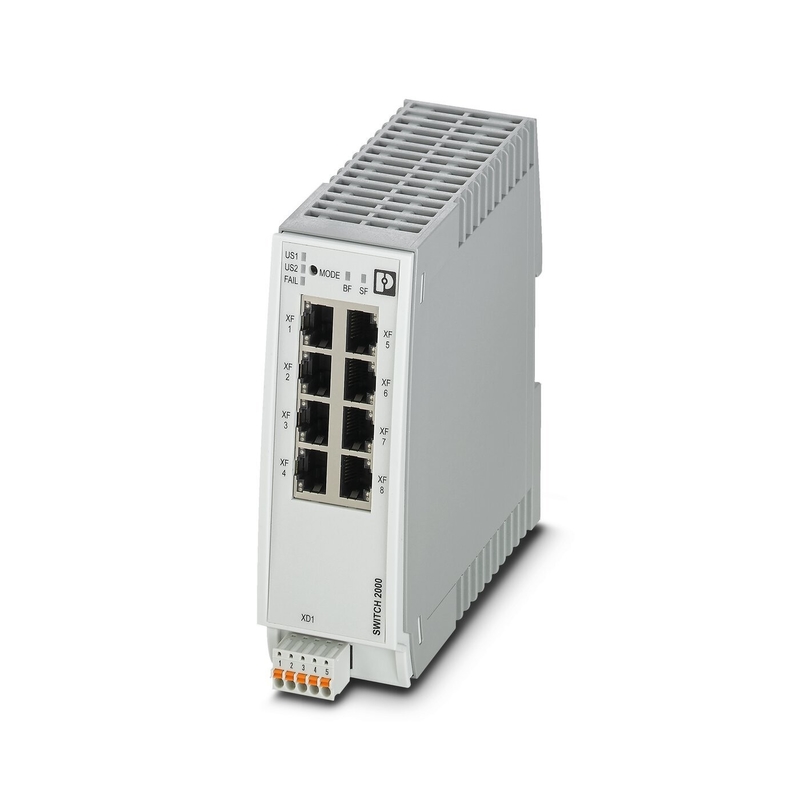 FL SWITCH 2308 PN Industrial Ethernet Switch for EtherNet/IP Network IP65 Protection Level
