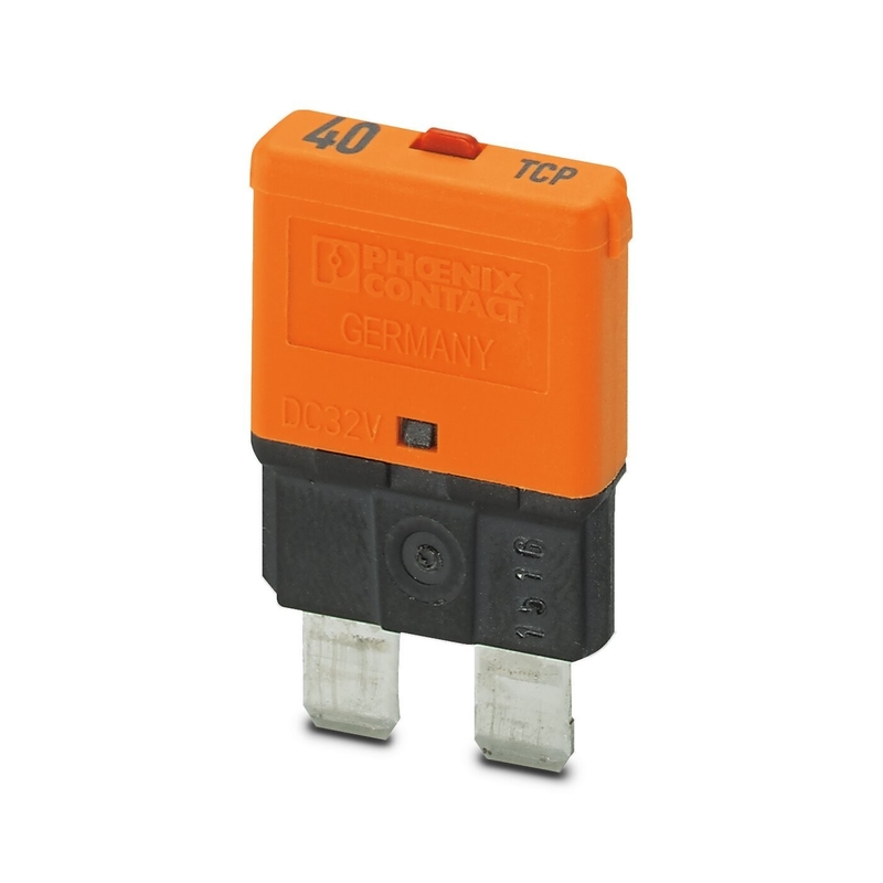DC 40V Thermal Magnetic Device Circuit Breakers with 32V Rated Voltage by Phoenix Contact