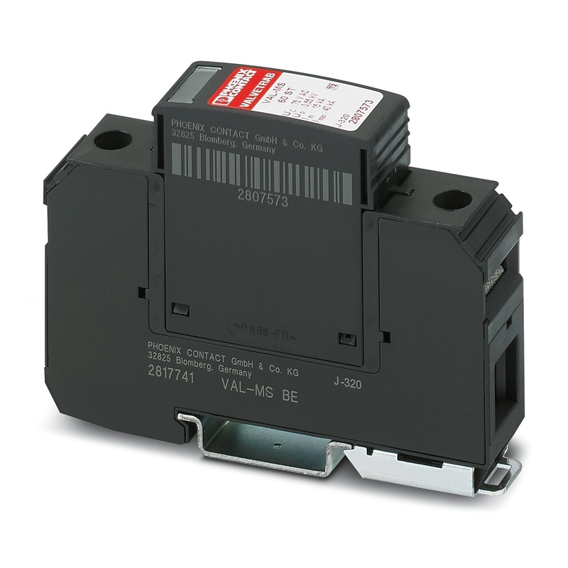 1 Pole 2868020 VAL-MS 60 Phoenix Contact Type 2 Surge Protector
