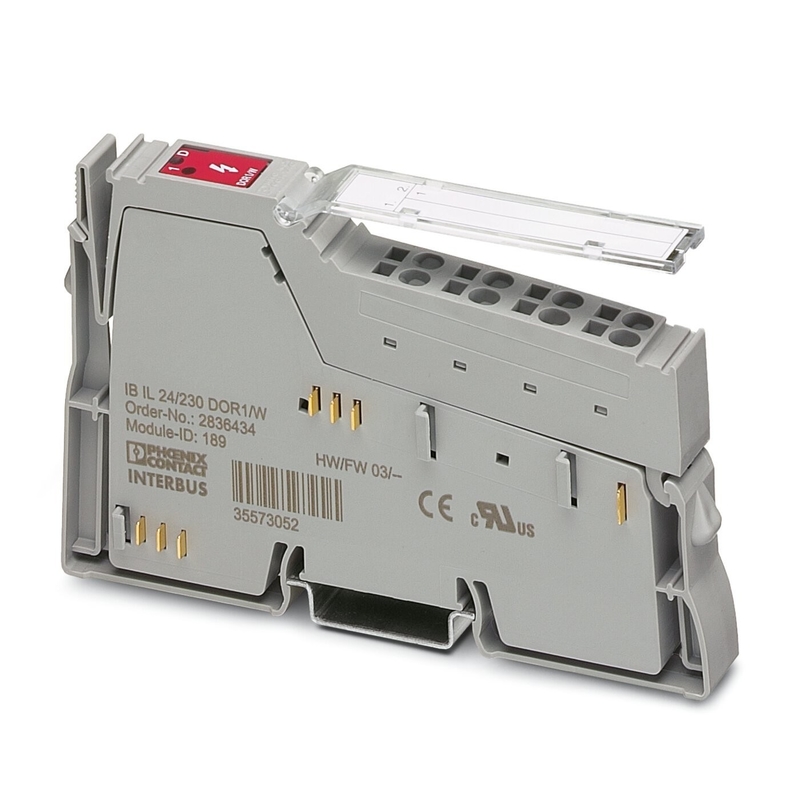 IP20 Protection Level Relay Module 2861881 IB IL 24/230 DOR1/W-PAC by Phoenix Contact