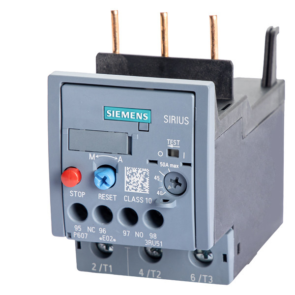 Siemens 3RU5136-4BB0 Overload Relay 40...50 A Size S2 for Contact Load Sealed Design