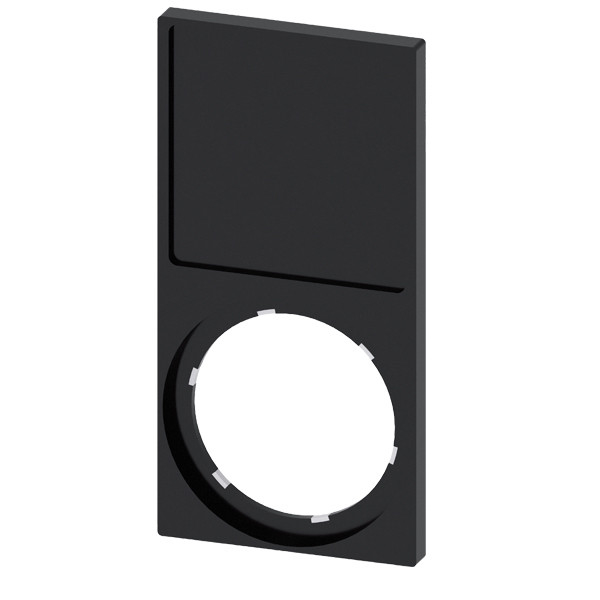 Siemens 3SU1900-0AQ10-0AA0 SIRIUS ACT 22mm Square Glue Mounting Label Holder for Label Plate