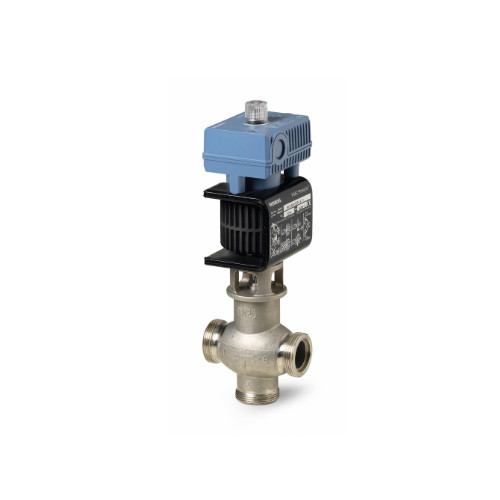 Siemens BPZ MXG461S20-5.0 Three-Way Electromagnetic Regulating Valve External Thread Connection PN16DN20 Kvs5