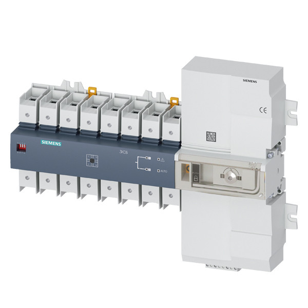 Siemens 3KC6432-2TA20-0TA3 ATSE with integrated controller 1-0-2 4 pole ATSE 40-160A