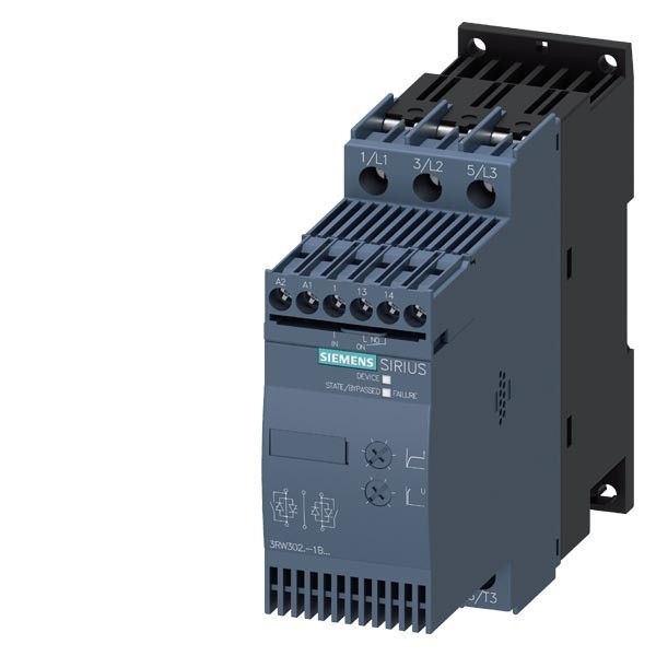 3RW3026-2BB04 Siemens Soft Starter S0 Size Screw Terminals Bypass Efficiency Increase