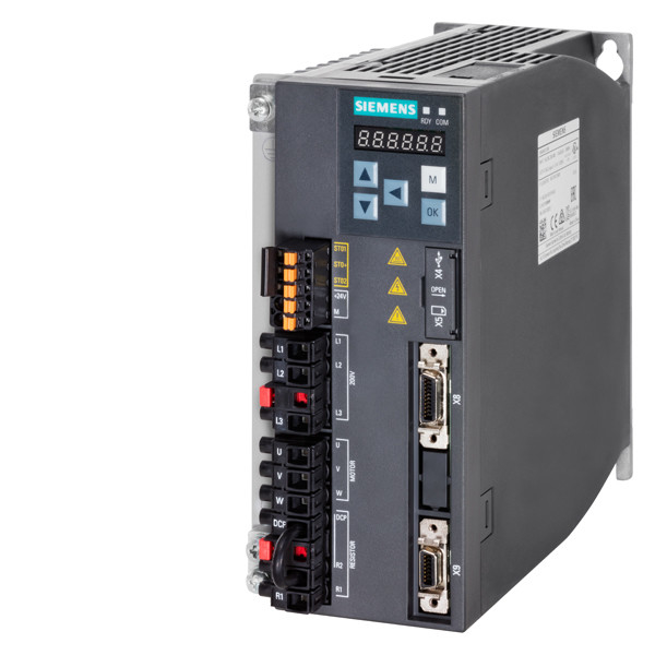 Siemens SINAMICS V90 Converter LI 200 V PROFINET FSC 0.75 kW driver 6SL3210-5FB10-8UF0