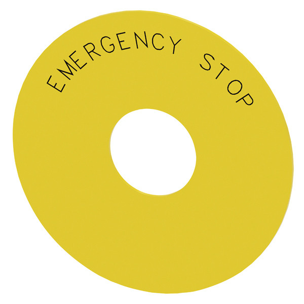 Siemens 3SU1900-0BC31-0DA0 SIRIUS ACT Accessories Emergency Stop Label for Industrial