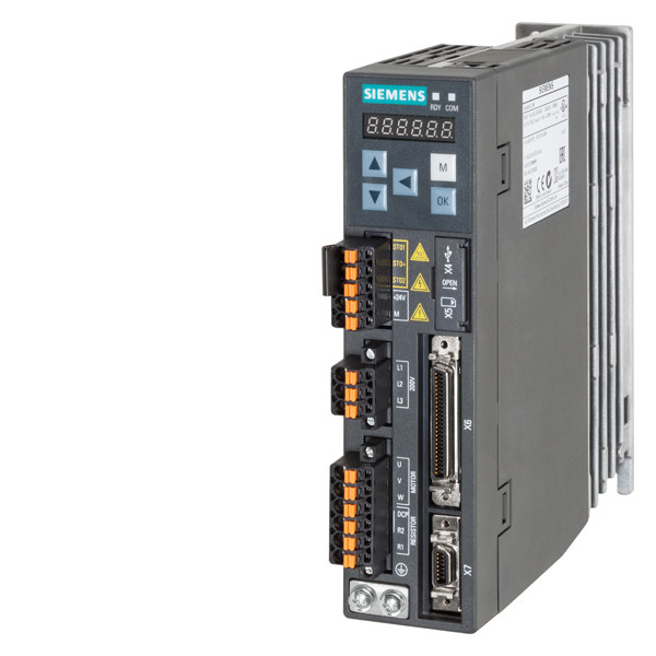 Siemens SINAMICS V90 6SL3210-5FB10-1UF2 Frequency Inverter Driver LI FSA 0.20 kW Converter