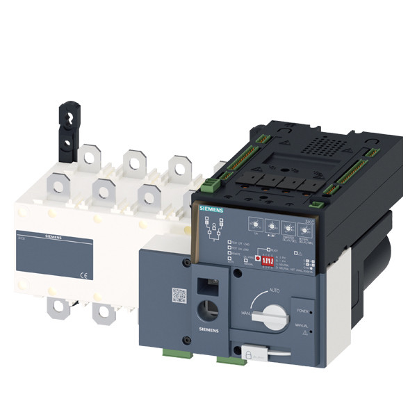 250A 4 Pole RTSE/ATSE Transfer Switch Equipment for Basic Devices 3KC8438-0CA22-0GA3