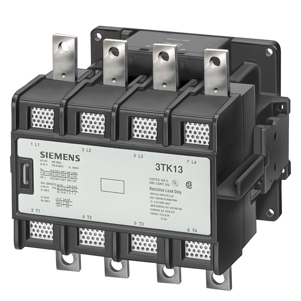 110V Types 3TK1542-0AL2 Auto AC Electric Contactor with 800A Main Circuit Rating Current